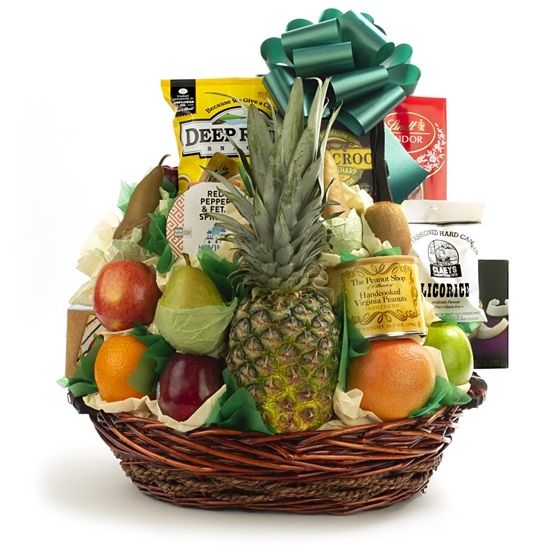 Winner's Circle Fruits Sweets Snacks Dave's Gift Baskets RI