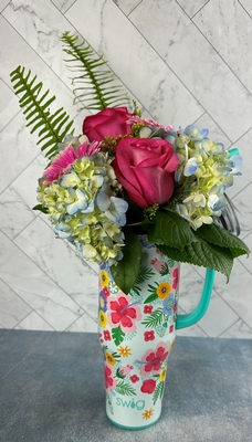 Mother's Day - Swig Mega Mug Floral Tumbler